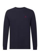 26/1 Jersey-Lsl-Tsh No Pkt Tops T-Langærmet Skjorte Navy Polo Ralph La...