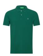 H/S Polo Shirt Tops Polos Short-sleeved Green United Colors Of Benetto...