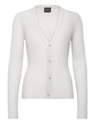 C_Fooper Tops Knitwear Cardigans White BOSS