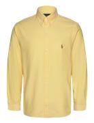 Slim Fit Oxford Shirt Tops Shirts Casual Yellow Polo Ralph Lauren