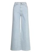 Stella A Line Bottoms Trousers Wide Leg Blue Lee Jeans