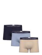 Classic Stretch-Cotton Trunk 3-Pack Boxershorts Navy Polo Ralph Lauren