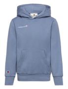 Hooded Sweatshirt Tops Sweatshirts & Hoodies Hoodies Blue Champion