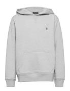 Fleece Hoodie Tops Sweatshirts & Hoodies Hoodies Grey Ralph Lauren Kid...