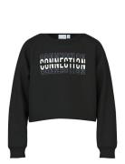 Nkfvanita Ls Short Boxy Sweat Unb Tops Sweatshirts & Hoodies Sweatshir...