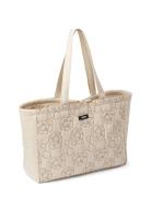 Maxi Tote Bag Shopper Taske Beige Humdakin