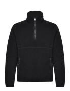 Zip-Neck Fleece Sweatshirt Tops Sweatshirts & Hoodies Fleeces & Midlay...