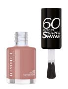 60 Seconds Nail Polish 230 Mauve To The Music Neglelak Makeup Pink Rim...