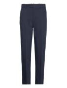 Straight Suit Trousers Bottoms Trousers Suitpants Navy Mango