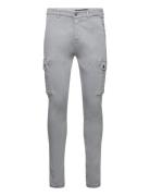 Jaan Trousers Slim Hypercargo Color Bottoms Jeans Slim Grey Replay