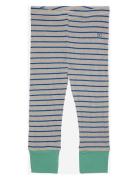 Baby Stripes Waffle Leggings Bottoms Leggings Blue Bobo Choses