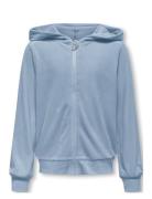 Kogrebel L/S Zip Hood Swt Tops Sweatshirts & Hoodies Hoodies Blue Kids...