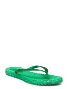 Flip Flop With Glitter Shoes Summer Shoes Sandals Flip Flops Green Ils...