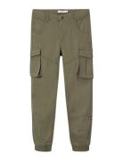 Nkmryan Cargo R Twi Pant 2222-Ba Noos Bottoms Khaki Green Name It