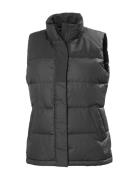 W Isfjord Down Vest Sport Padded Vests Black Helly Hansen