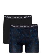 2 Pk Bula Boxers Sport Boxers Black Bula