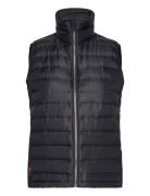 Txlite Down Vest Women Sport Padded Vests Black Tenson