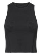 Adv T Perforated Tank W Sport Crop Tops Sleeveless Crop Tops Black Cra...