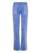 Del Ray Pocket Pant Cherry Blossom Bottoms Trousers Joggers Blue Juicy...