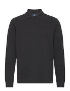 Essential Polo L\S Tops Polos Long-sleeved Black G-Star RAW