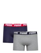 Puma Men Everyday Basic Boxers 2P Sport Boxers Multi/patterned PUMA