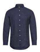 Agnelli Shirt Tops Shirts Linen Shirts Navy SIR Of Sweden