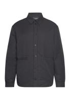 Over D Padded Overshirt Designers Overshirts Black HAN Kjøbenhavn