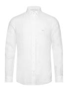 Linen Slim Fit Shirt Tops Shirts Linen Shirts White Michael Kors