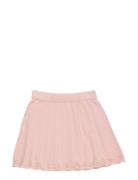 Knitted Tennis Skirt Dresses & Skirts Skirts Midi Skirts Pink Copenhag...