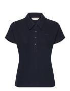 Ss Polo Tops T-shirts & Tops Polos Navy GANT