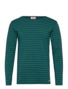 Breton Striped Shirt Designers T-Langærmet Skjorte Green Armor Lux