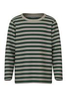 Nkmsalmo Nreg Ls Top Noos Tops T-shirts Long-sleeved T-Skjorte Green N...