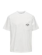 Onsarchie Life Rlx Ss Tee Tops T-Kortærmet Skjorte White ONLY & SONS