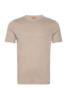 Perry Crunch O-Ss Tee Tops T-Kortærmet Skjorte Beige Mos Mosh Gallery