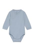 Body Wrap Basic Bodies Long-sleeved Blue Lindex