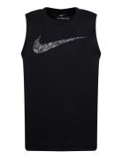 Nike Dri-Fit Swoosh Tank Tops T-shirts Sleeveless Black Nike