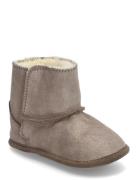 Boots Suede Glitter Shoes Baby Booties Beige En Fant