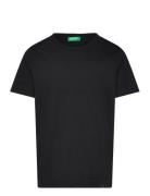 T-Shirt Tops T-Kortærmet Skjorte Black United Colors Of Benetton