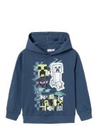 Nkmjiro Minecraft Sweat Wh Bru Noos Bfu Tops Sweatshirts & Hoodies Hoo...