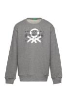 Sweater L/S Tops Sweatshirts & Hoodies Sweatshirts Grey United Colors ...