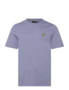 Plain T-Shirt Tops T-Kortærmet Skjorte Blue Lyle & Scott