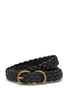 Vachetta-18Mm Blpt Br-Blt-Sny Bælte Black Polo Ralph Lauren