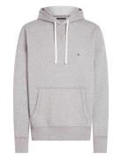 Essential Fleece Hoody Tops Sweatshirts & Hoodies Hoodies Grey Tommy H...