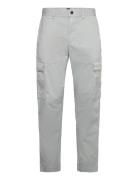 Sisla-6-Cargo Bottoms Trousers Cargo Pants Grey BOSS