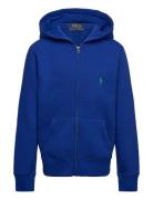 Fleece Full-Zip Hoodie Tops Sweatshirts & Hoodies Hoodies Blue Ralph L...