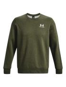 Ua Icon Fleece Crew Sport Sweatshirts & Hoodies Sweatshirts Green Unde...