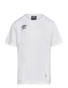 Liga Ss Jersey Jr Tops T-Kortærmet Skjorte White Umbro