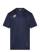 Liga Ss Jersey Jr Tops T-Kortærmet Skjorte Navy Umbro