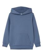 Nkmmalic Ls Sweat Wh Bru Noos Tops Sweatshirts & Hoodies Hoodies Blue ...