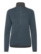 Kamphaug Knitted W Half Zip Orion Blue Xs Sport Sweatshirts & Hoodies ...